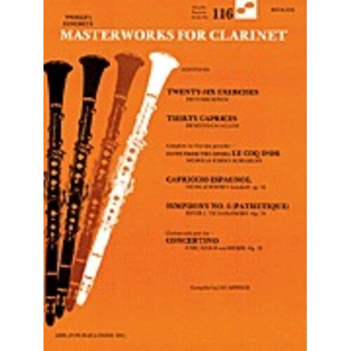 Masterworks For Clarinet Book 1 Wfs116 (Softcover Book)