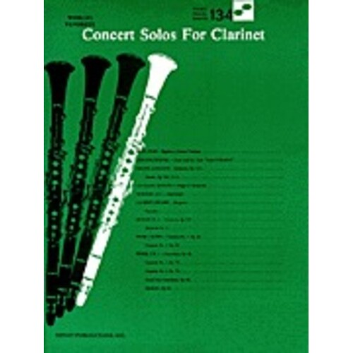 Concert Solos For Clarinet Wfs134 (Softcover Book)