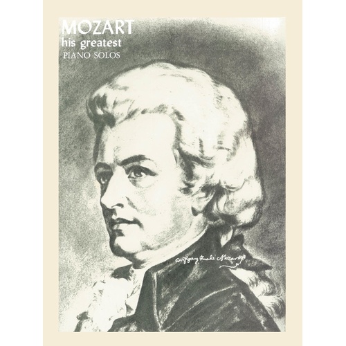 Mozart His Greatest Piano Solos (Softcover Book)