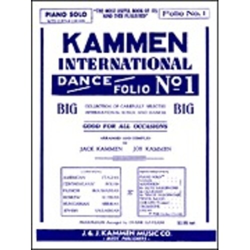 International Dance Folio No 1 Piano 