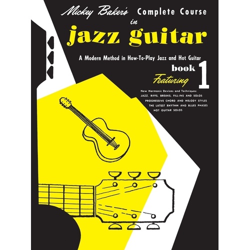 Mickey Baker Comp Course In Jazz Guitar Book 1 (Softcover Book)