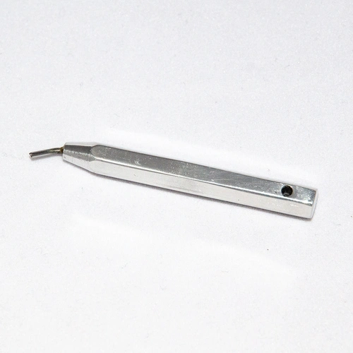 Violin Chinrest with Angled Key and Aluminium Handle
