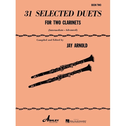 Selected Duets 31 Clarinet Inter/Adv (Softcover Book)