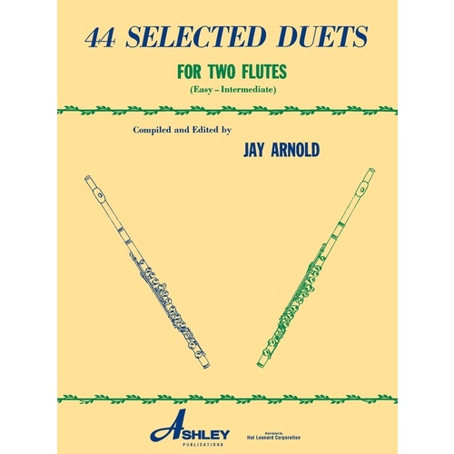 44 Selected Duets For Two Flutes Book 1 (Softcover Book)