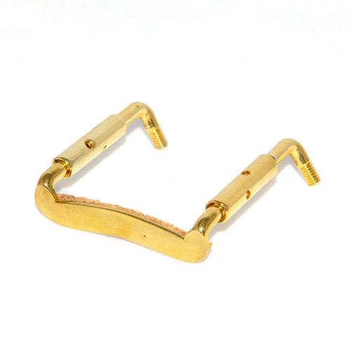 Violin Chinrest Screws Set 4/4 Gold Plated Brass 23mm with Adjustment Key