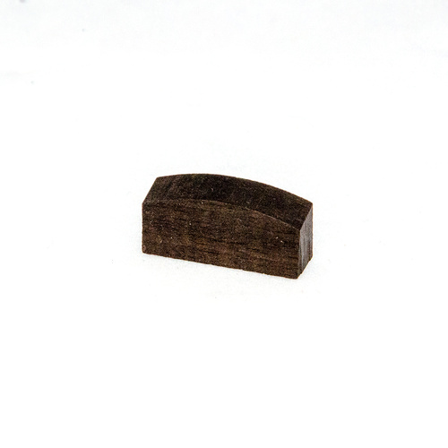 Ebony Violin Fingerboard Nut Shaped 27x13x7mm B-Quality