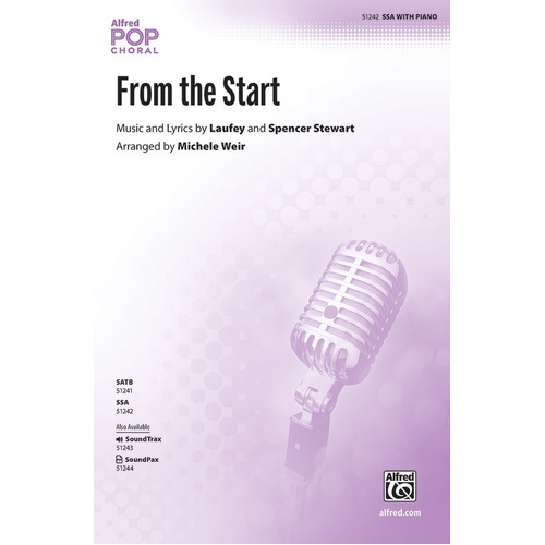 From the Start SSA - Choral Sheet Music by Laufey
