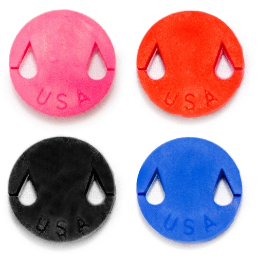 Violin Mute Set - Round USA - Black, Pink, Red & Blue