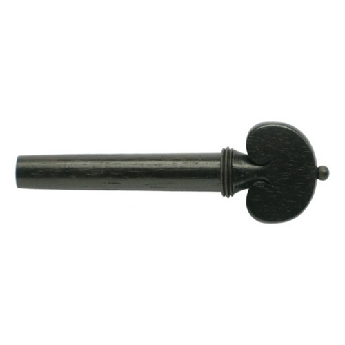 Ebony Heart Shape Violin Peg - Black Pin (B-Quality)
