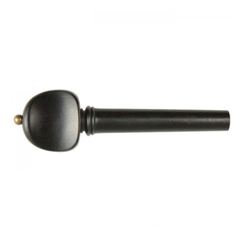 Ebony Swiss Violin Peg with Brass Pin - Undrilled, A-Quality, Germany