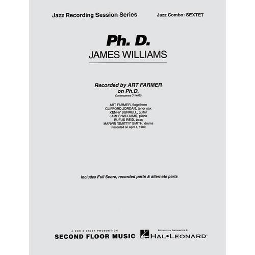 Ph.D. Jazz Combo Score/Parts