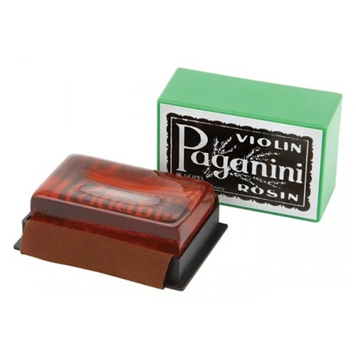 Paganini Violin Rosin with Cloth in Plastic Container, Made in Germany
