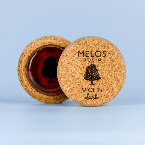 Melos Dark Rosin for Violin - Strong Grip, Full Tone, Handmade, Low Temperature Endurance