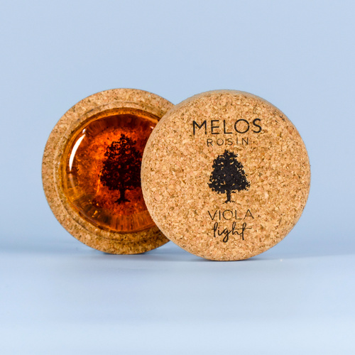 Melos Light Viola Rosin - Handmade, Soft Grip, Warm Sound, High/Medium Frequency, No Dust, Ideal for Spring/Summer