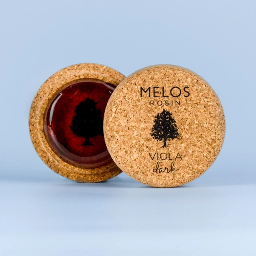 Melos Dark Rosin for Viola - Handmade, Strong Grip, Full Tone, High/Medium Frequency Delivery, Low Temp Endurance