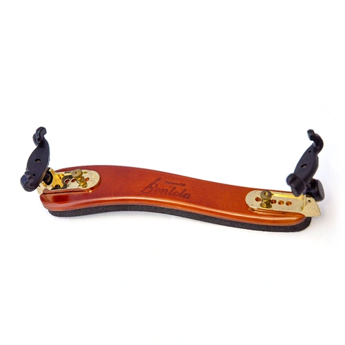Bentota Wood Shoulder Rest for Violin 4/4 with Rubber Sponge Strip and Replaceable Feet