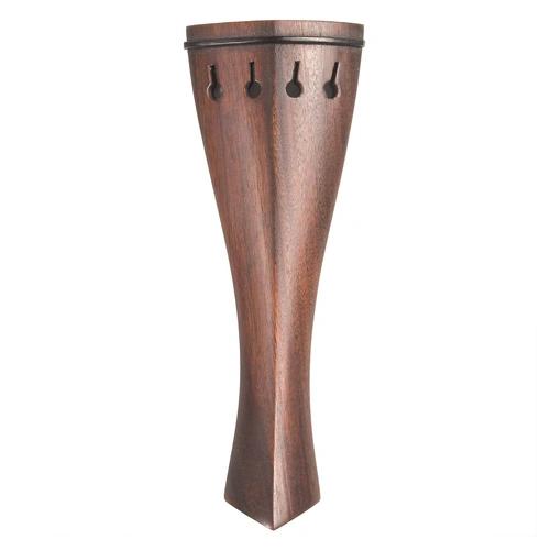 Rosewood Violin Tailpiece with Black Fret 1/4 - Tulip Shape, B-Quality