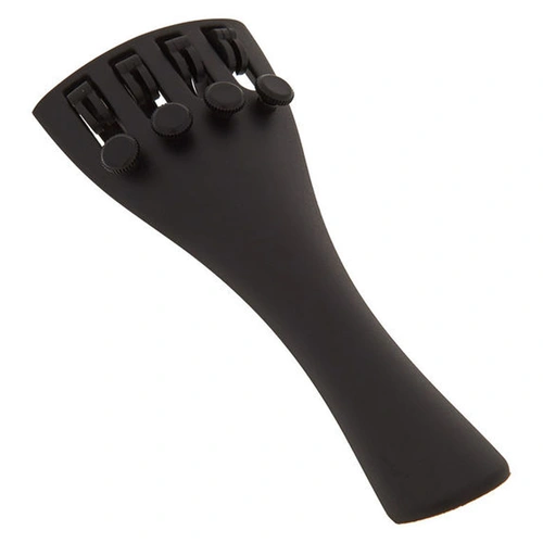 Wittner Original Series Violin Tailpiece 1/16 - Adjustable, Black or Gilded String Adjuster Screws, Made in Germany