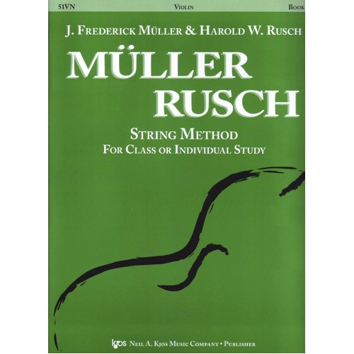 Muller-Rusch String Method Book 1 for Violin
