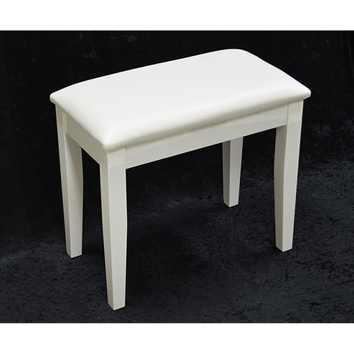 Linley Fixed Height Digital Piano Stool - White