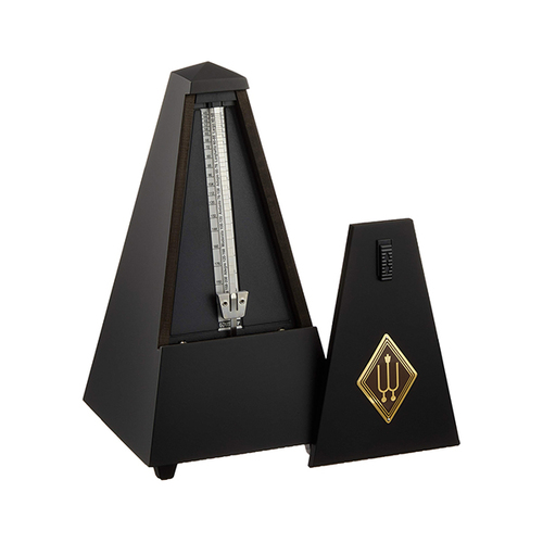 Wittner Metronome-Wood-w/Bell Black 816M