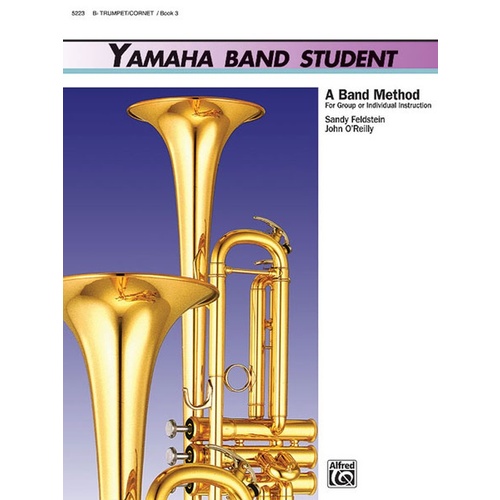 Yamaha Band Student Book 3 B Flat Trumpet/Cornet