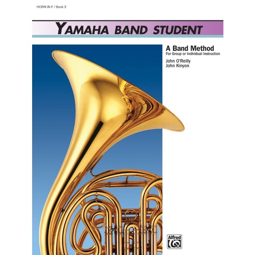 Yamaha Band Student Book 3 for Horn in F
