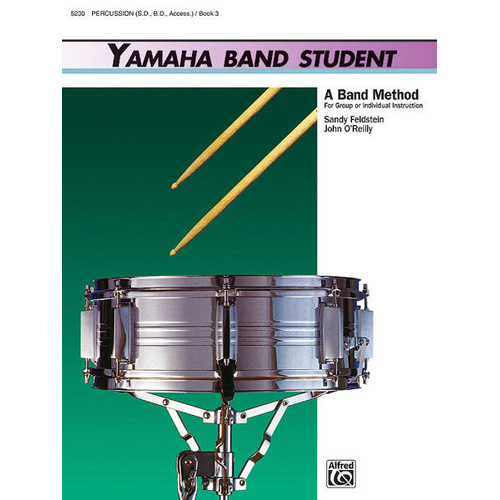 Yamaha Band Student Book 3 for Percussion