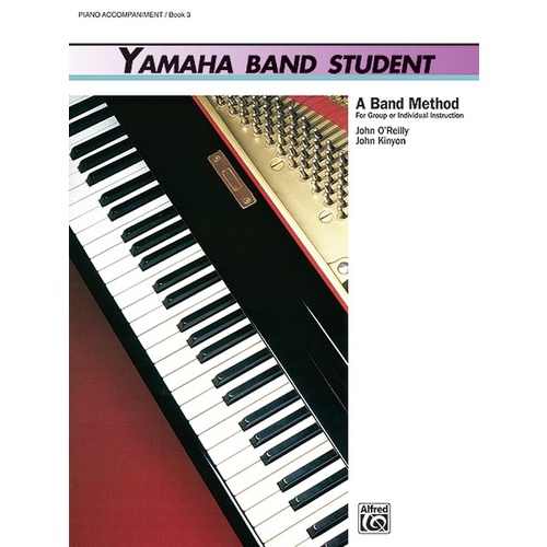 Yamaha Band Student Book 3 Piano Accompaniment Sheet Music