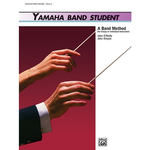 Yamaha Band Student Book 3 Conductor Score - Concert Band Sheet Music