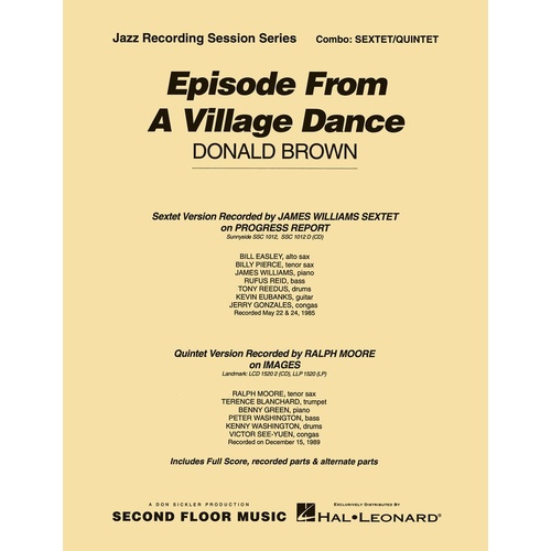 Episode From A Village Dance 3 Hns Rhythm Sfmjc (Music Score/Parts)
