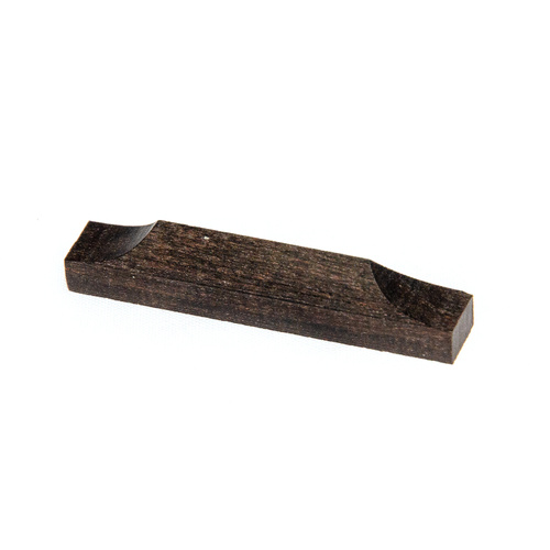 Fitted Ebony Violin Tailpiece Saddle