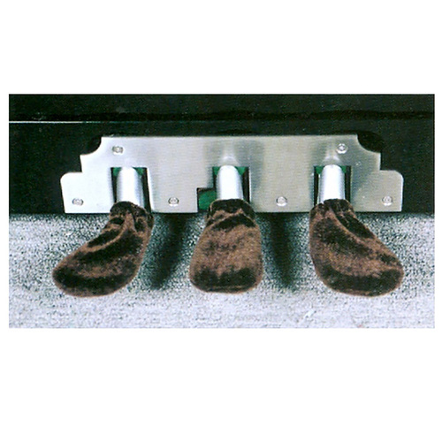Brown Piano Pedal Cover - 3 Pieces