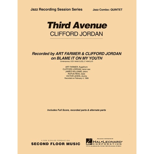 Third Avenue Jazz Combo Score/Parts