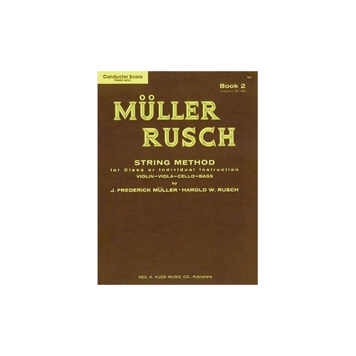 Muller-Rusch String Method Book 2 - Score and Piano Accompaniment