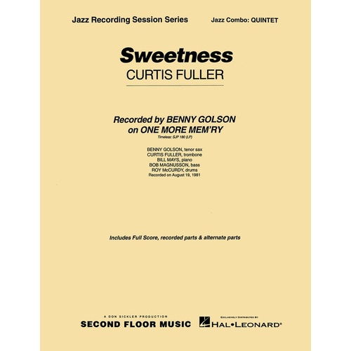 Sweetness Jazz Combo Score/Parts