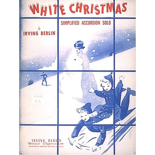 White Christmas Easy Accordion 