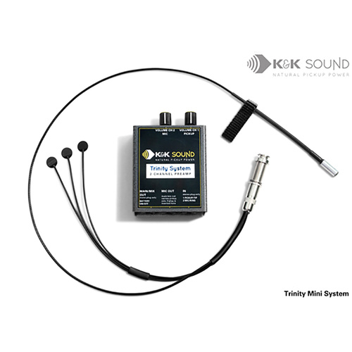 K&K Trinity System - Pure Mini/Preamp/Mic System for Guitars and String Instruments