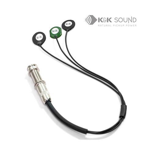K&K Pure 12-String 3-Head Passive Transducer Pickup