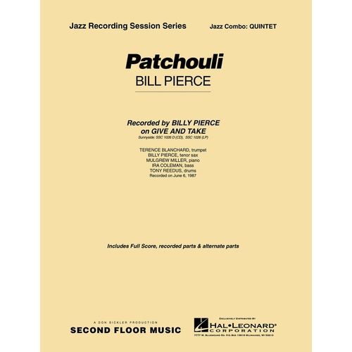 Patchouli Jazz Combo Score/Parts