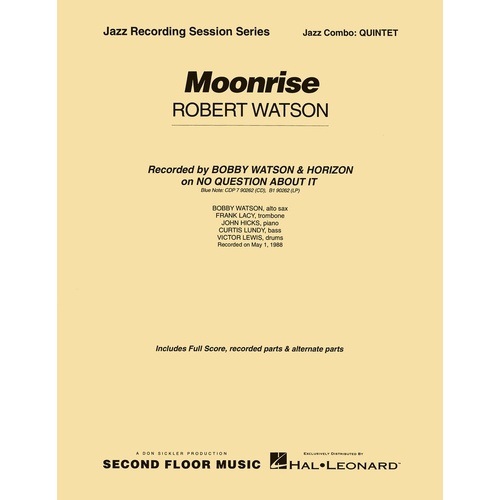Moonrise Jazz Quintet (Music Score/Parts)