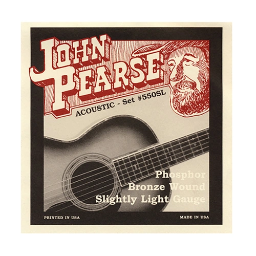 John Pearse 550SL Phosphor Bronze Acoustic Guitar Strings 11-50