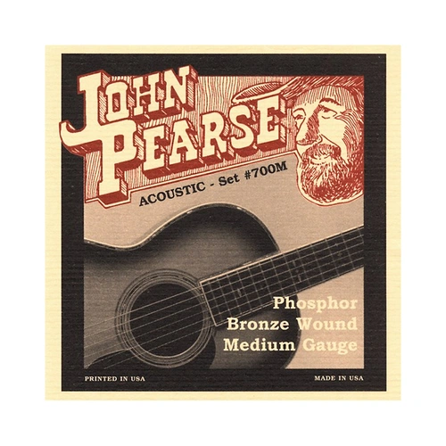 John Pearse 700M Phosphor Bronze Acoustic Guitar Strings 13-56