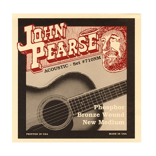 John Pearse 710NM Phosphor Bronze Acoustic Guitar Strings 13-55 Gauges .013-.055