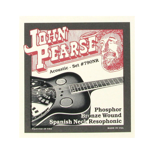 John Pearse 790NR Phosphor Bronze Resophonic Guitar Strings 13-56