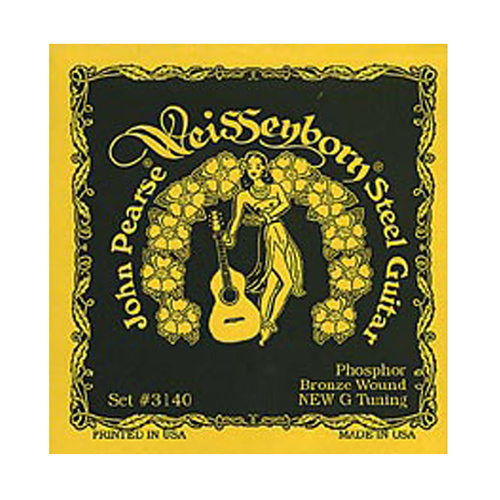 John Pearse 3140 Phosphor Bronze Weissenborn Guitar Strings G 18-56