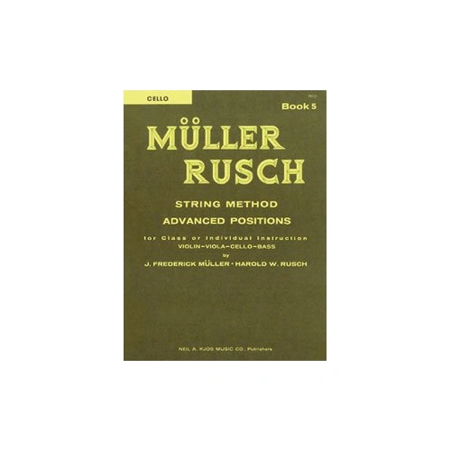 Muller-Rusch String Method Book 5 for Cello - 32 Pages