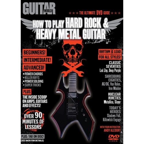 How To Play Hard Rock & Heavy Metal Guitar DVD