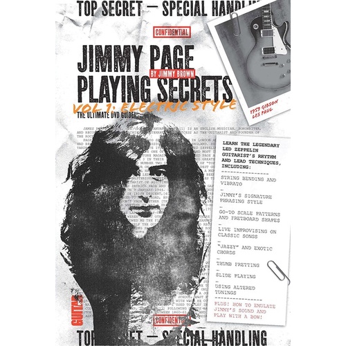 Jimmy Page Playing Secrets Vol 1 Electric DVD