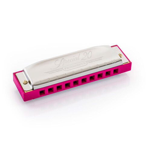 Hohner Progressive Series Limited Edition Special 20 Pink Harmonica Key of C